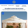 Aperçu de Circulaire Walmart - Accueillez la saison des terrasses