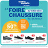 Aperçu de Circulaire Sports Experts - La foire chaussure est de retour