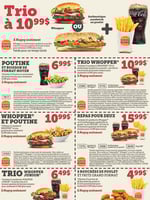 Circulaire Burger King - Restaurant