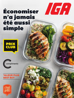 Circulaire IGA - Économiser n'a jamais été aussi simple