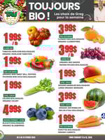 Circulaire TAU Marché d'alimentation Naturelle - Biologique