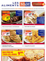 Circulaire Les Aliments M&M
