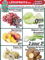 Circulaire Légufruits