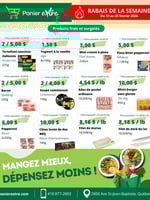 Circulaire Panier Extra