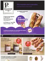 Circulaire Première Moisson