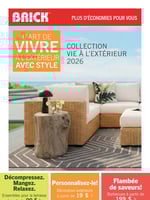 Circulaire Brick - Collection vie à l'extérieur 2026