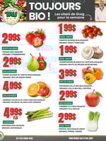 Circulaire TAU Marché d'alimentation Naturelle - Biologique