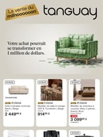 Circulaire Ameublements Tanguay