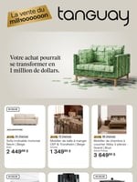Circulaire Ameublements Tanguay