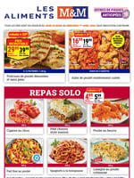 Circulaire Les Aliments M&M