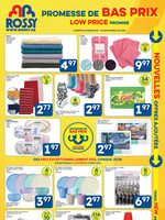 Circulaire Rossy - Promesse de bas prix