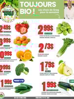 Circulaire TAU Marché d'alimentation Naturelle - Biologique