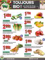 Circulaire TAU Marché d'alimentation Naturelle