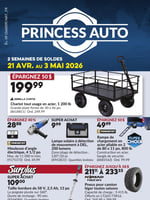 Circulaire Princess Auto