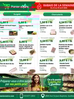 Circulaire Panier Extra