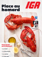 Circulaire IGA - Place au homard
