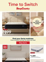 Circulaire Sleep Country Flyer