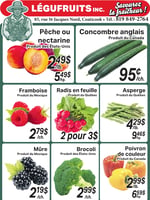 Circulaire Légufruits