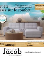 Circulaire ​Meubles Jacob - Cet Été misez sur le Confort