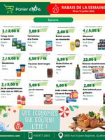 Circulaire Panier Extra
