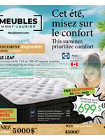 Circulaire Meubles Mont-Laurier - Matelas