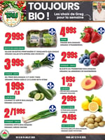 Circulaire TAU Marché d'alimentation Naturelle - Biologique