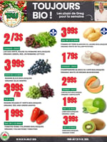 Circulaire TAU Marché d'alimentation Naturelle - Biologique