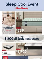 Circulaire Sleep Country Flyer