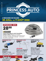 Circulaire Princess Auto