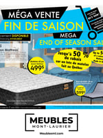 Circulaire Meubles Mont-Laurier
