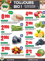 Circulaire TAU Marché d'alimentation Naturelle - Biologique