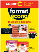 Circulaire Super C - Format Écono