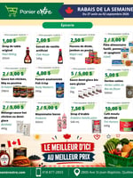 Circulaire Panier Extra