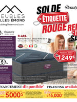 Circulaire Meubles Gilles Émond - Solde Étiquette Rouge