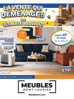 Circulaire Meubles Mont-Laurier - La vente qui déménage !!