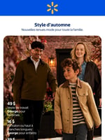 Circulaire Walmart - Style d'Automne