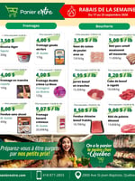 Circulaire Panier Extra