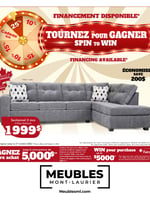 Circulaire Meubles Mont-Laurier - Tournez pour gagner