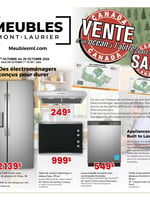 Circulaire Meubles Mont-Laurier