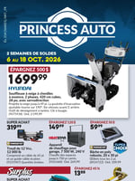 Circulaire Princess Auto