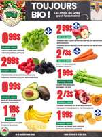 Circulaire TAU Marché d'alimentation Naturelle - Biologique