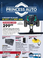 Circulaire Princess Auto
