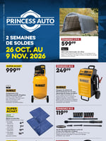 Circulaire Princess Auto