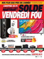 Circulaire Centre HI-FI - Solde du Vendredi Fou