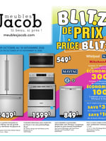 Circulaire ​Meubles Jacob - Blitz de prix