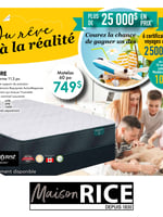 Circulaire Maison Rice - Matelas