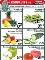 Circulaire Légufruits