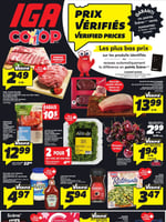 Circulaire IGA Coop Nouveau Brunswick