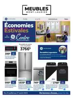 Circulaire Meubles Mont-Laurier - Économies estivales
