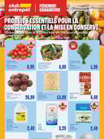 Circulaire Club Entrepôt - Produits Essentiels